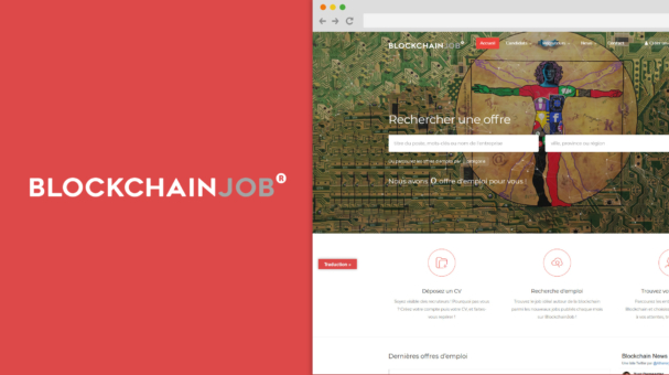 Création site internet Recherche Emploi Blockchain Job
