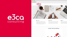 Création site internet Expert Comptable E3CA Consulting Comptabilité