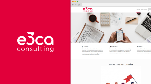 Création site internet Expert Comptable E3CA Consulting Comptabilité