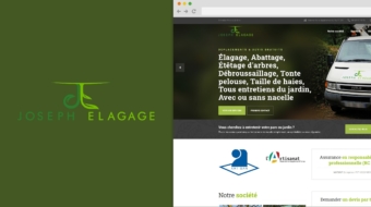 Création site internet Elagage Joseph Elagage Arbres Entretien Jardin