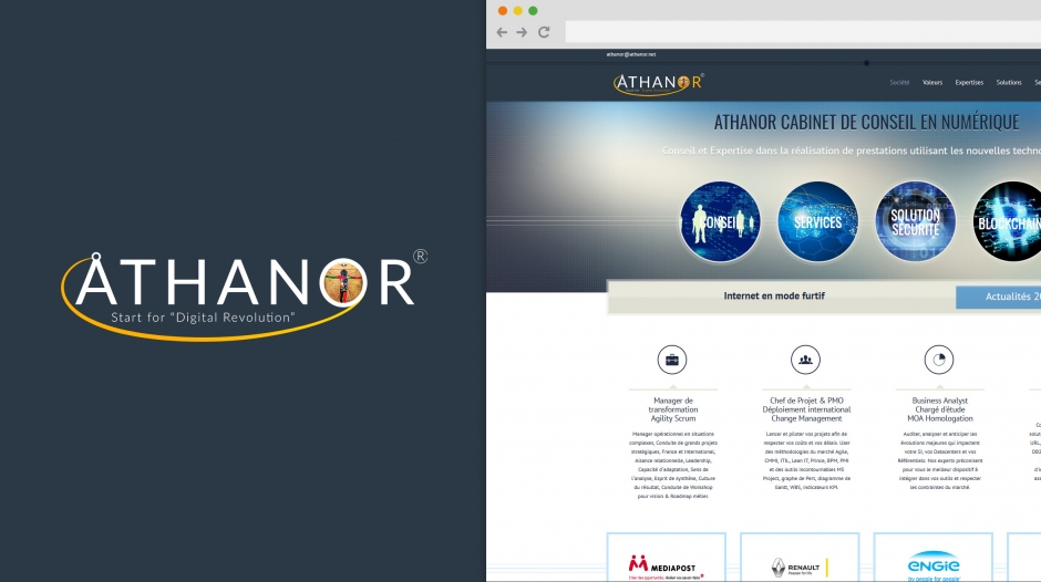 Création site internet Cabinet Consulting Blockchain Consultant Nouvelle technologies