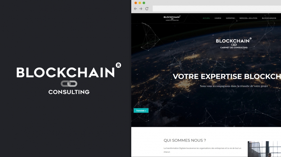Création site internet Cabinet Consulting Blockchain Consultant Nouvelle technologies