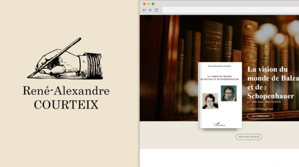 Création site internet Livre Littérature Bouquin Lecture Oeuvre Roman René-Alexandre Courteix