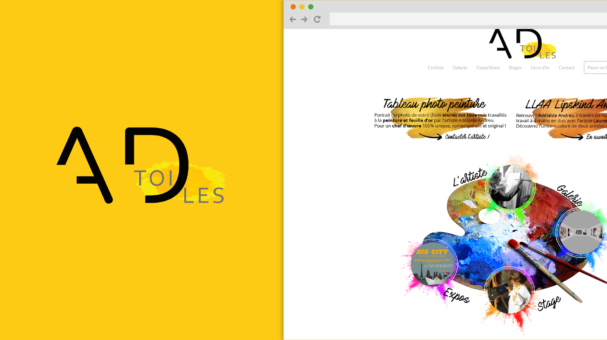 Création site internet Peinture toiles ADToiles