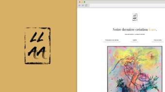 Création site internet Art Peinture LLAA Duo Peintre